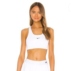 White Nike training sports bra